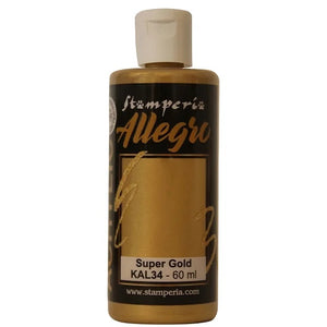 Stamperia Allegro Acrylic Paint Super Gold (KAL34)