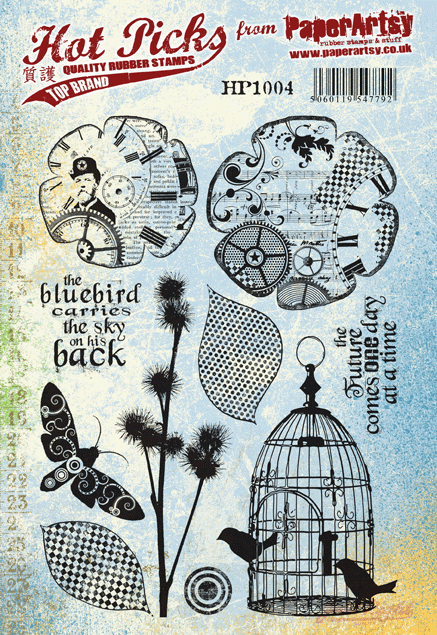 PaperArtsy Hot Picks Rubber Stamp The Bluebird (HP1004)