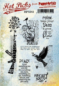 PaperArtsy Hot Picks Stamp Set Peace (HP2303)