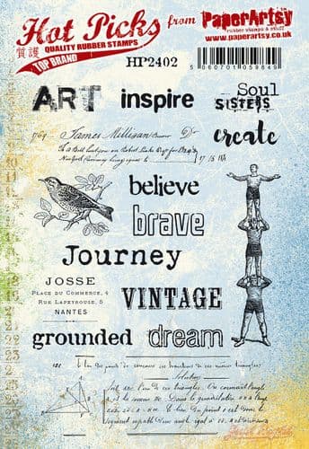 PaperArtsy Hot Picks Stamp Set Soul Sisters (HP2402)