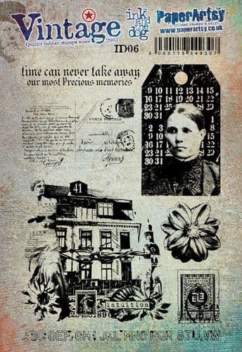 PaperArtsy Vintage Ink and Dog Collection Time Can Never Take Away (ID06)