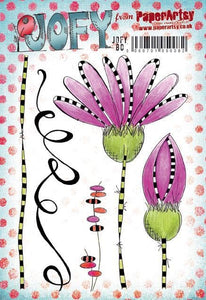 PaperArtsy Rubber Stamp Set Bloom & Bud designed by Jo Firth-Young  (JOFY80)