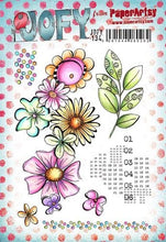 Load image into Gallery viewer, PaperArtsy Rubber Stamp Set 1, 2, 3 designed by Jo Firth-Young  (JOFY134)
