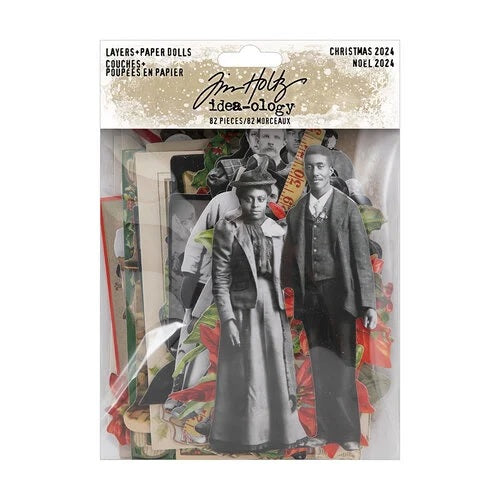 Tim Holtz idea-ology 2024 Christmas Layers & Paper Dolls (TH94414)