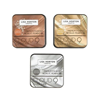 Lisa Horton Metallic Dye Ink Limited Edition set of 3