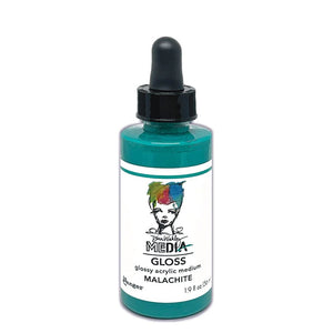 Dina Wakley MEdia Gloss Malachite, 2oz- MDO86963