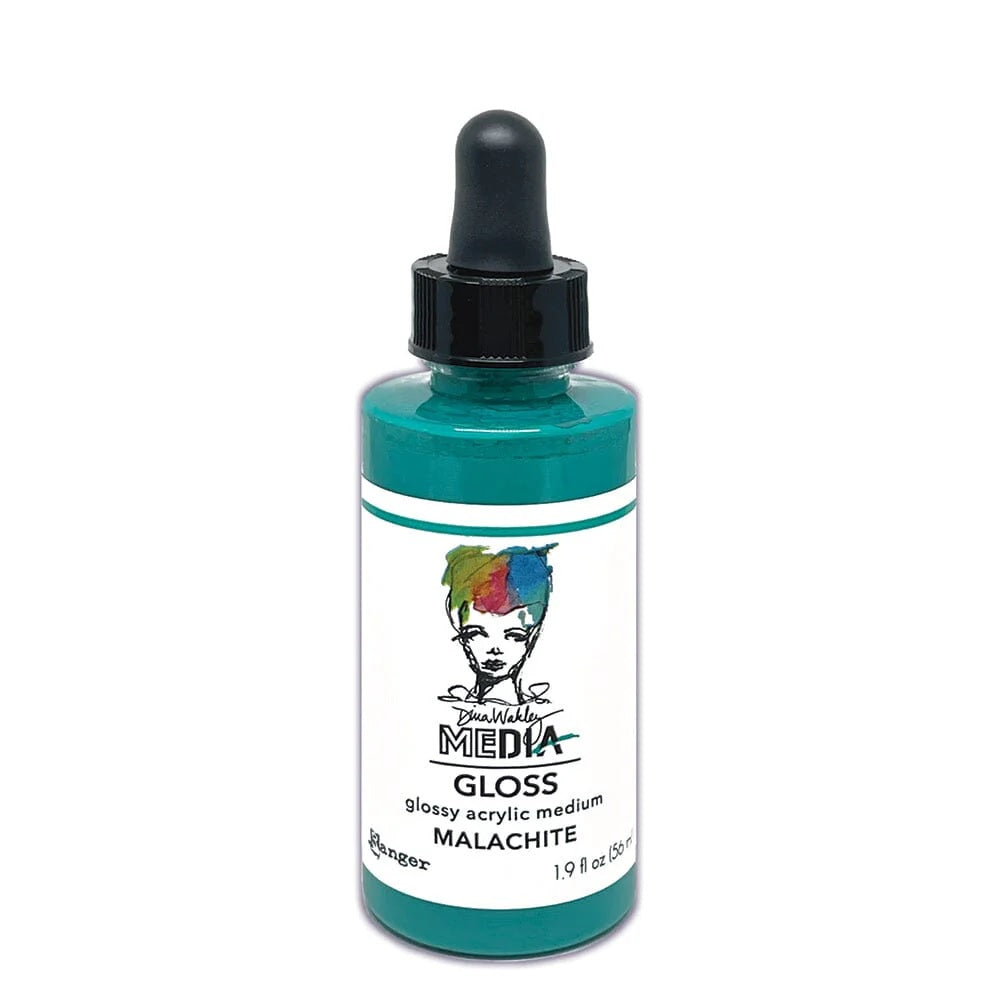 Dina Wakley MEdia Gloss Malachite, 2oz- MDO86963