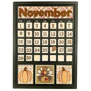 Foundations Décor Magnetic Calendar Set November (40197-9)