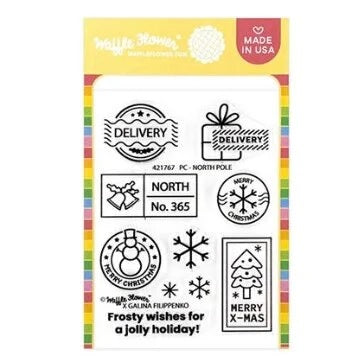 Waffle Flower Clear Stamp Set North Pole (421767)