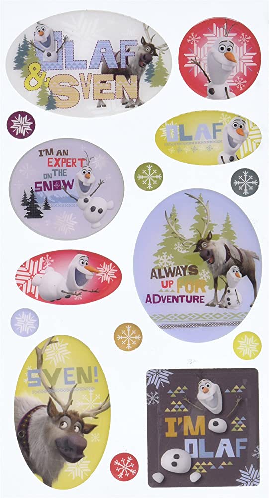 Disney Frozen Stickers Olaf & Sven Epoxy Set (53-30015)