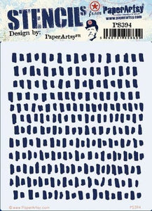 PaperArtsy Stencils Vertical Marks designed by PaperArtsy (PS394)