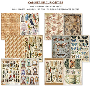 Ciao Bella - Cabinet of Curiosities Junk Journal & Ephemera Book A4 32/Pkg (CBB002)