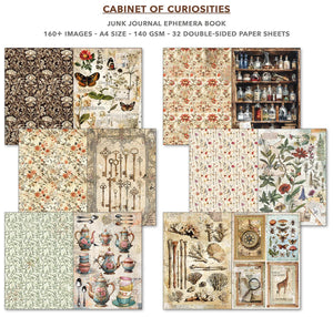 Ciao Bella - Cabinet of Curiosities Junk Journal & Ephemera Book A4 32/Pkg (CBB002)