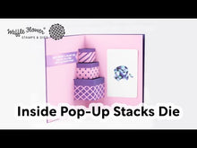 Load and play video in Gallery viewer, Waffle Flower Inside Pop-Up Stacks Die
