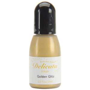 Delicata Pigment Ink Re-Inker Golden Glitz (RC-000-191)