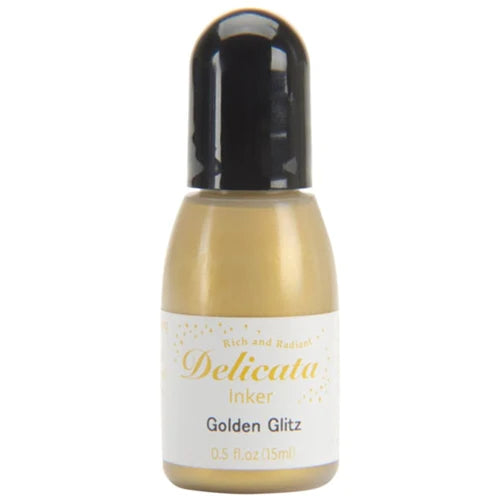 Delicata Pigment Ink Re-Inker Golden Glitz (RC-000-191)