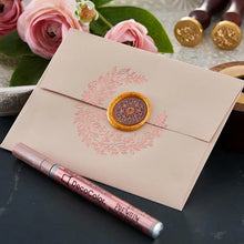 Load image into Gallery viewer, DecoColor by Marvy Uchinda Premium Rose Gold Metallic Marker (250-S #RGD)
