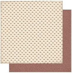 Authentique Paper Rustic Collection 12x12 Scrapbook Paper Rustic Five (RUS005)