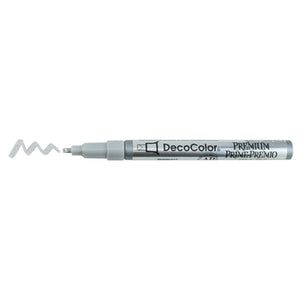 DecoColor by Marvy Uchinda Premium Silver Metallic Marker (250-S #SLV)