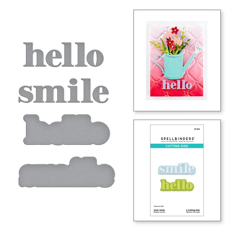 Spellbinders Hello Smile Die set (S1-154)