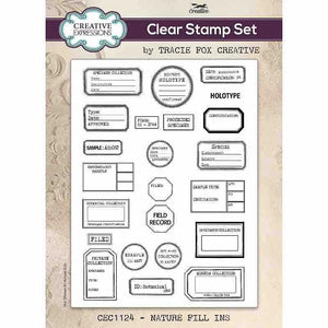 Creative Expressions Clear Stamp Set Nature Fill In Tracie Fox (CEC1124 )