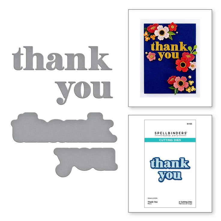 Spellbinders Thank You Die set (S1-155)