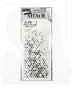 Stampers Anonymous Tim Holtz Collection Tim Holtz Layering Stencil: Sparkle Fade THS188