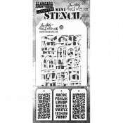 Tim Holtz Mini Layering Stencil Set 58 (THMST058)