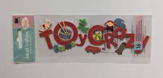 Jolee's Boutique Title Waves Sticker Toy Crazy (SPJT35)