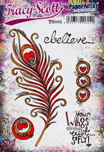 Load image into Gallery viewer, PaperArtsy Stamp Set Believe by Tracy Scott (TS005)
