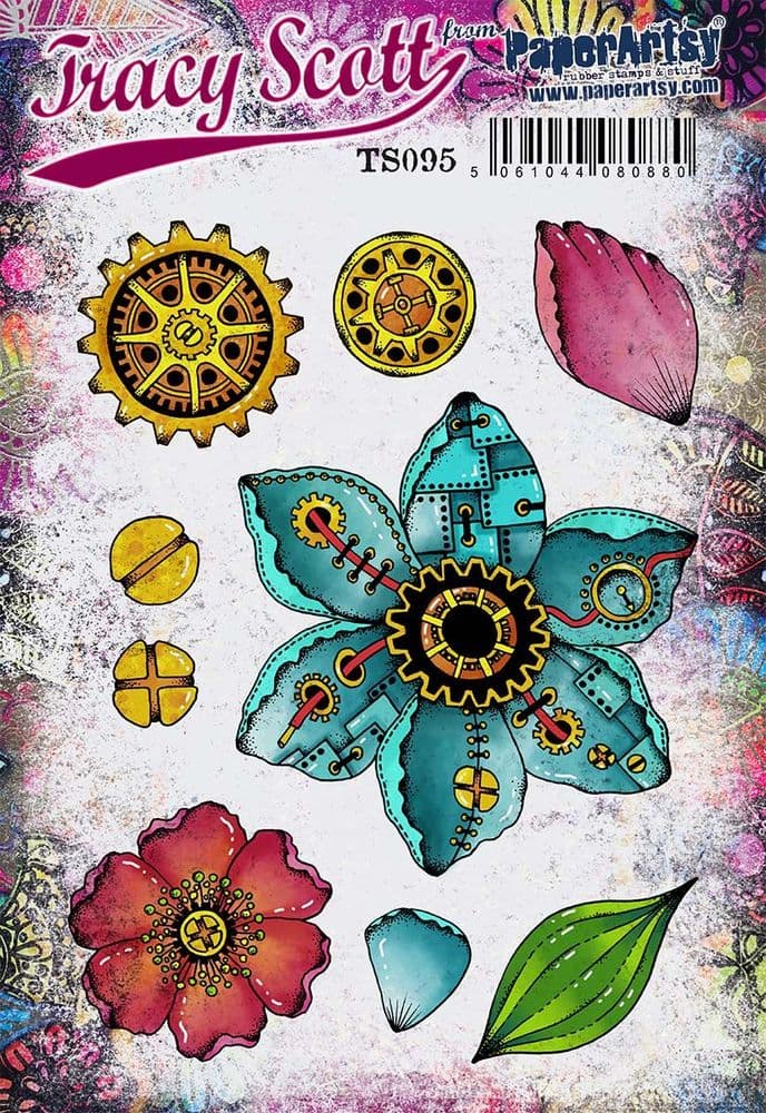 PaperArtsy Rubber Stamp Set #95 designed by Tracy Scott (TS095)