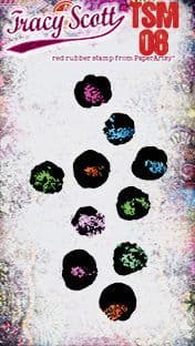 PaperArtsy Mini Stamp Drops designed by Tracy Scott (TSM08)