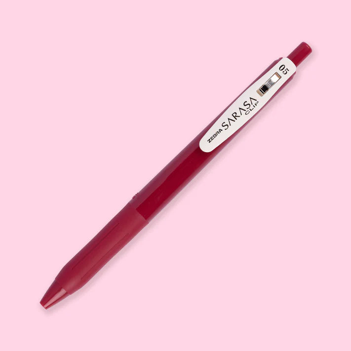 Zebra Sarasa Clip Gel Pen Vintage Cassis Red 0.5MM