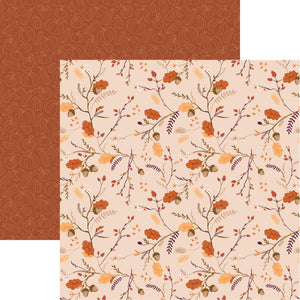 Reminisce Autumn Vibes Collection 12x12 Scrapbook Paper Autumn Medley (VIB-004)