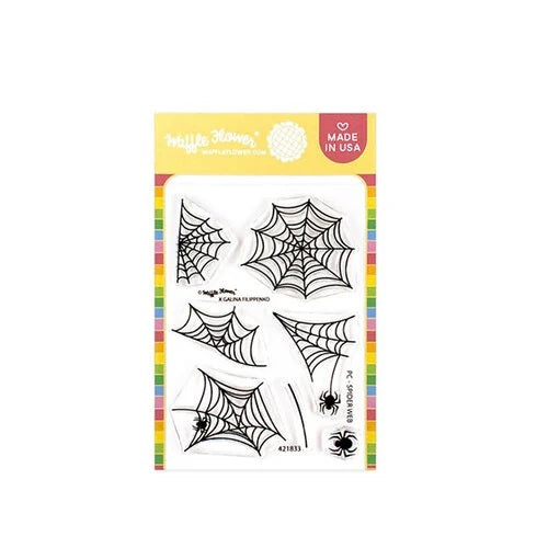 Waffle Flower Clear Stamp Set Spider Web (421833)