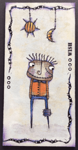 Load image into Gallery viewer, PaperArtsy Stamp Set Four Fiends by Elena Zinski (ZA04)
