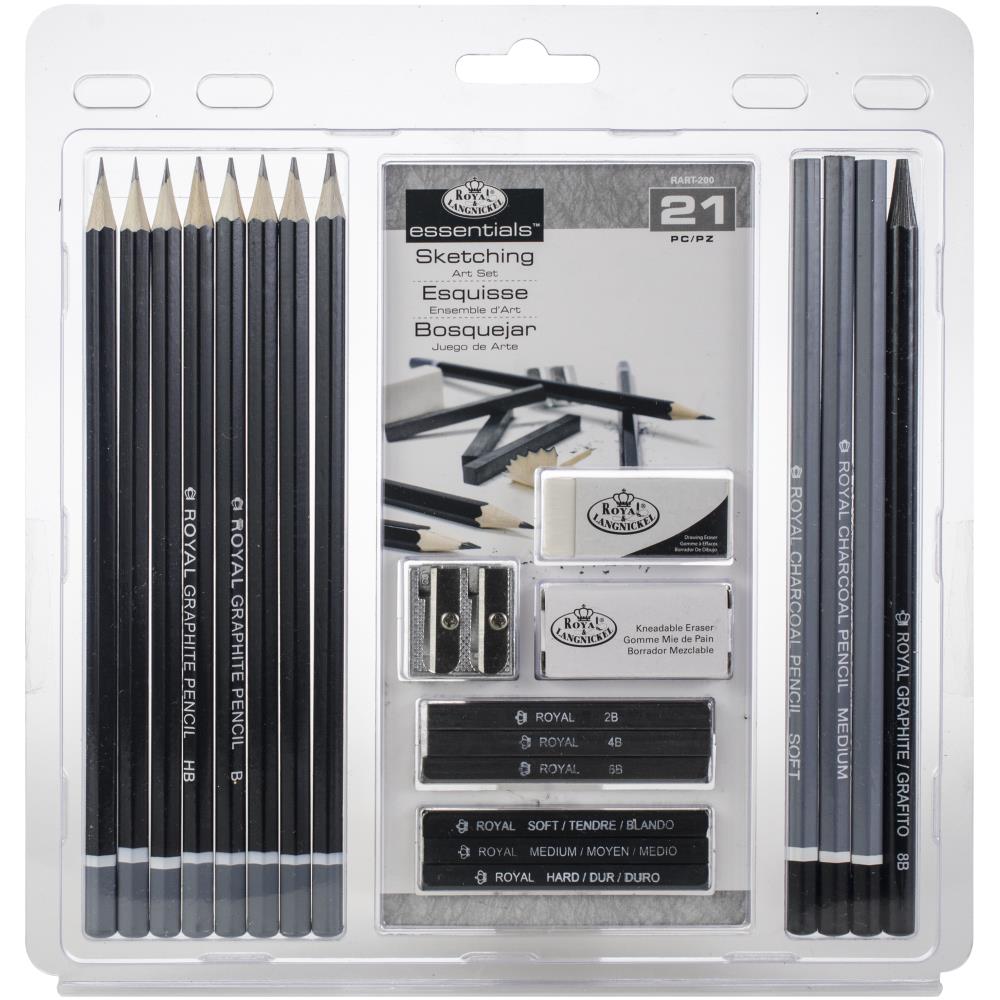 Royal Langnickel Essentials 21 Piece Sketching Art Set