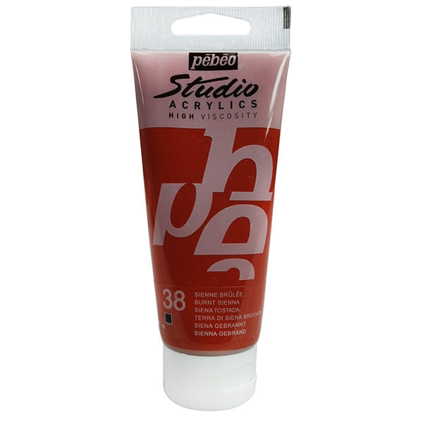 Pebeo Studio Acrylics- Burnt Sienna (pebeo38)