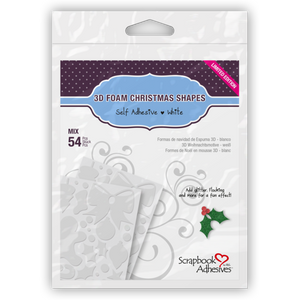 Scrapbook Adhesives 3D Foam Christmas Shapes (01217)