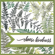 Load image into Gallery viewer, Stampendous! Fran&#39;s 6x6 Cling Rubber Stamp Fern Garden
