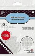 Scrapbook Adhesives 3D Foam Squares - Self-Adhesive, White, Small (01612)