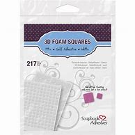 Scrapbook Adhesives 3D Foam Squares Self Adhesive, White, Mix (01614)