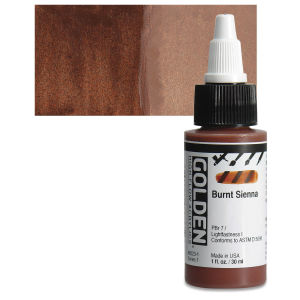 GOLDEN High Flow Acrylics Burnt Sienna (8523-1)