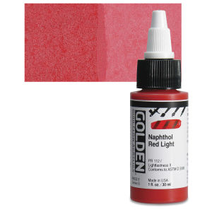 Golden Paints High Flow Acrylics Naphthol Red Light (8532-1)