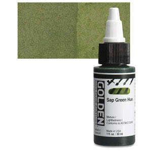 GOLDEN High Flow Acrylics Sap Green Hue (8545-1)