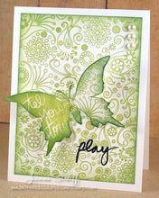 Load image into Gallery viewer, Impression Obsession Cover-A-Card Background Stamp Paisley Crystal (CC036)
