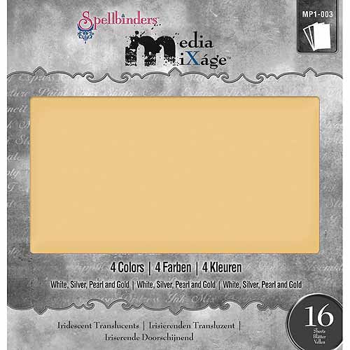 Spellbinders Paper Arts Media Mixage Iridescent Translucent (MP1-003)