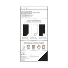 Little B Black/White Chipboard Pack (100423)