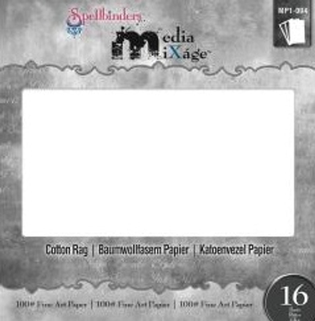 Spellbinders Paper Arts Media Mixage Cotton Rag (MP1-004)