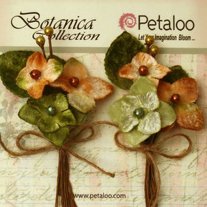 Petaloo Bontanica Collection Velvet Hydrangea Sage (1111211)